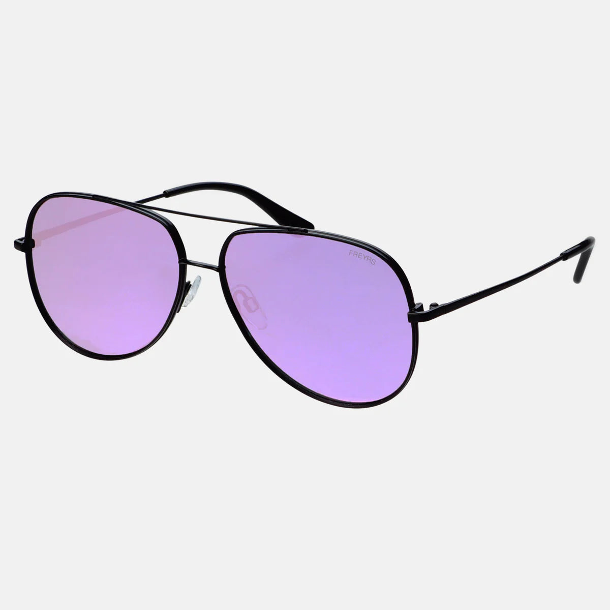 Max Unisex Aviators (Blk/Lavender mirror)