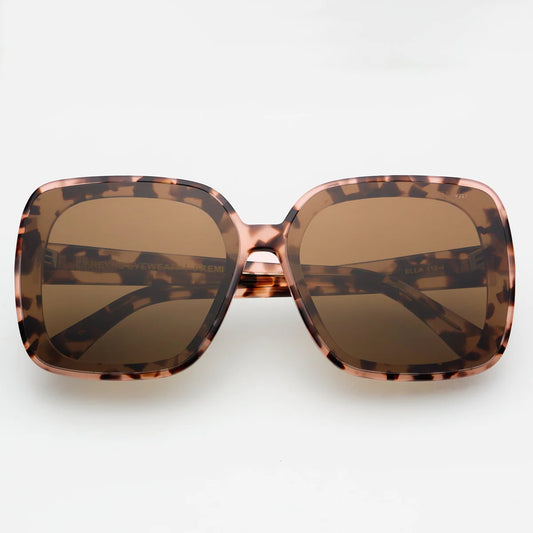 Ella Oversized (Pink Tortoise)