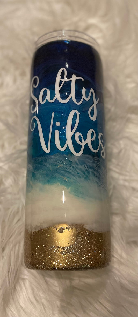 Salty Vibes 20oz stainless tumbler