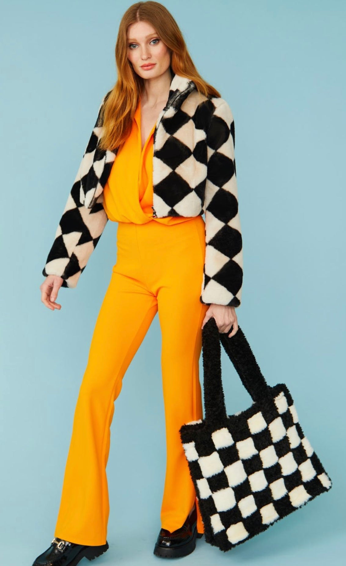 Jayley Geometric Cropped Jacket