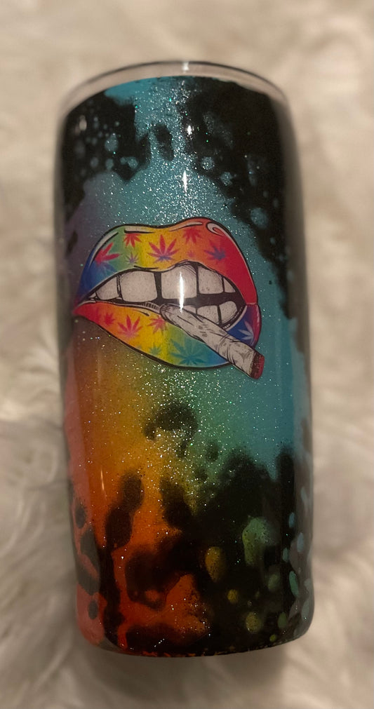 Smoking lip 20oz. stainless epoxy tumbler