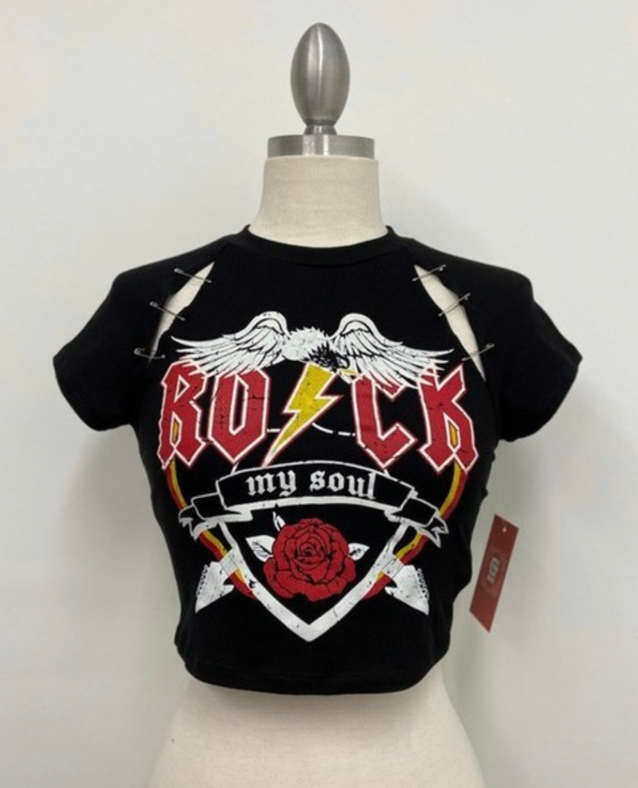 Rock my soul crop top