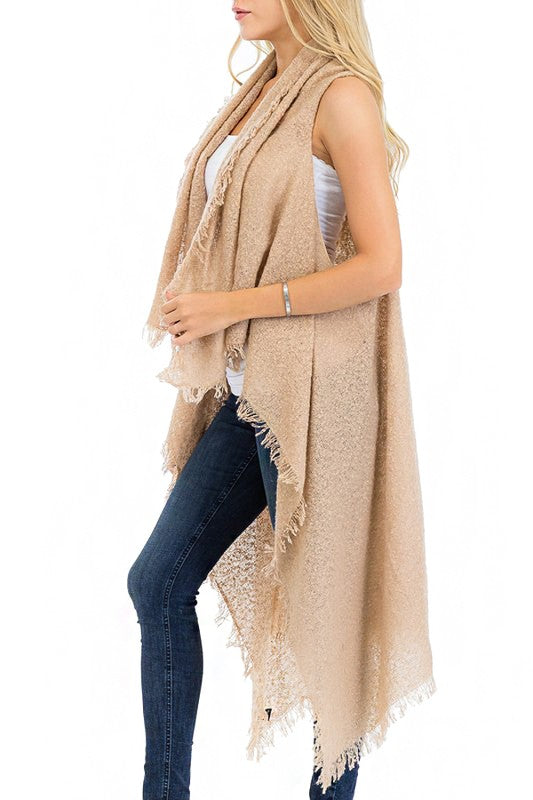 Wrap me in softness blanket vest - 2 color options