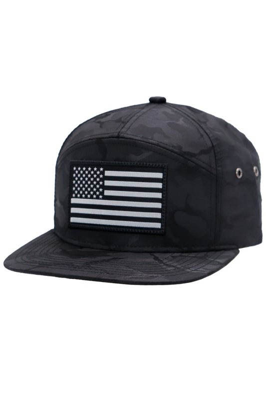 American Flag Camouflage Snap Back